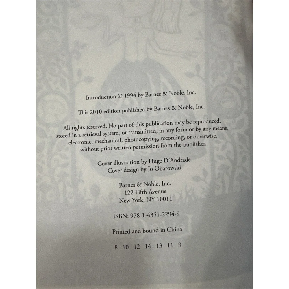 Alice's Adventures in Wonderland Lewis Carroll Barnes&Noble Pink/Gold (HC)2010'